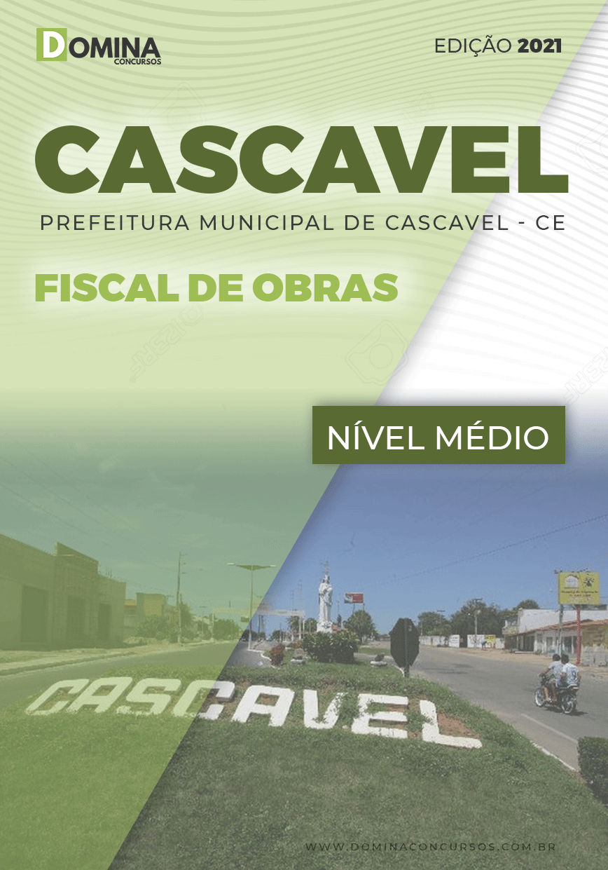 Apostila Concurso Pref Cascavel CE 2021 Fiscal de Obras