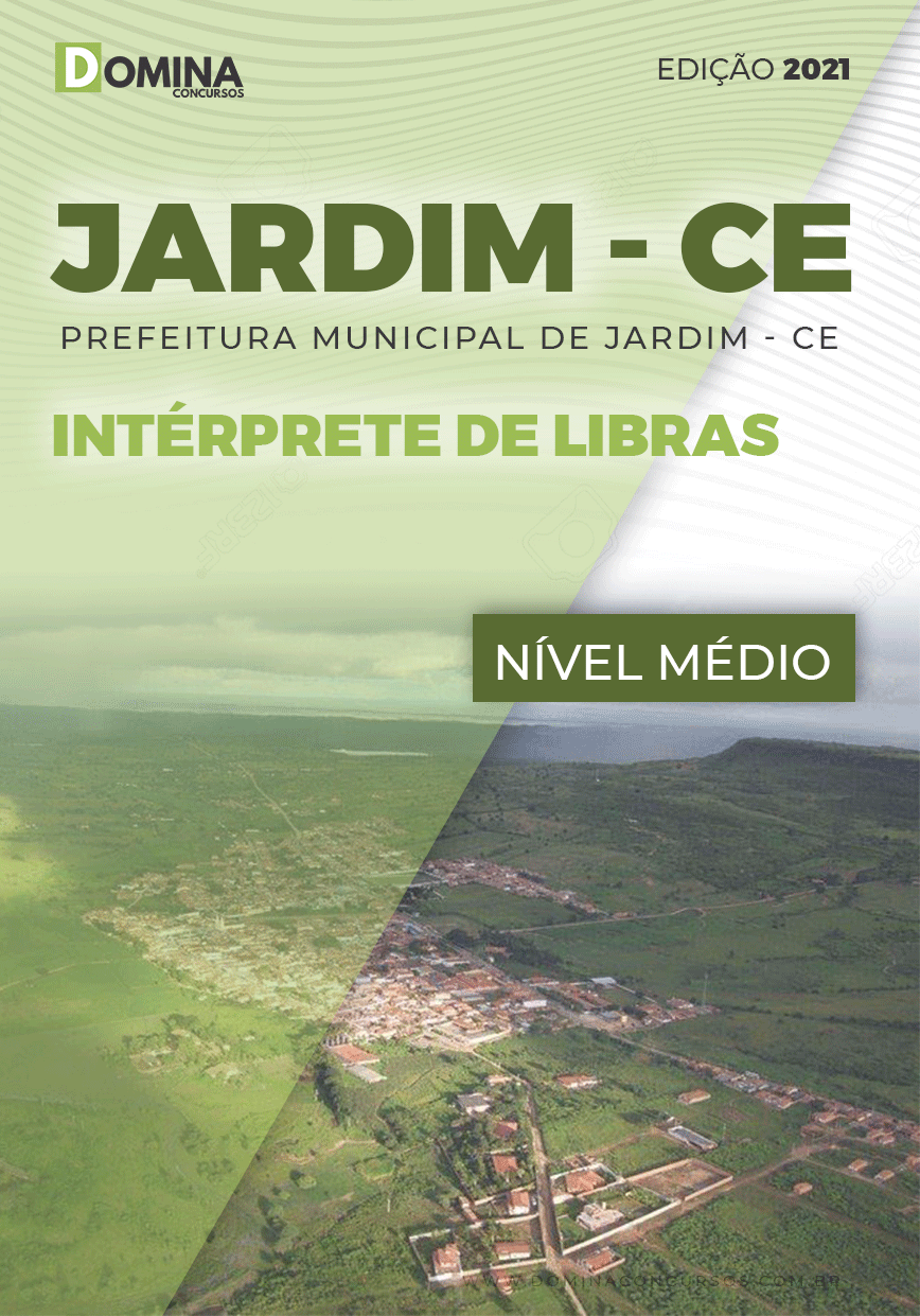 Apostila Concurso Pref Jardim CE 2021 Intérprete de Libras