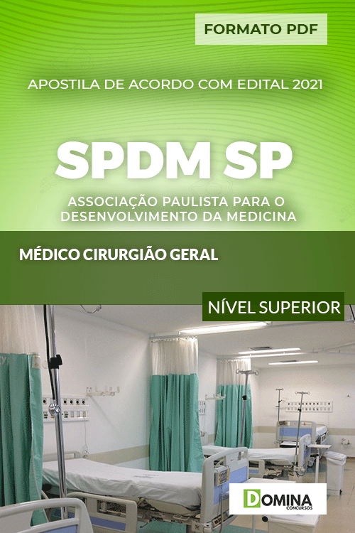 Apostila Concurso SPDM SP 2021 Médico Cirurgião Geral