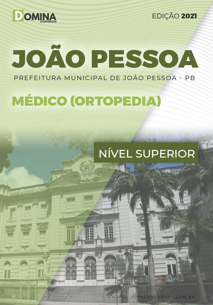 Apostila Pref João Pessoa PB 2021 Médico Ortopedia