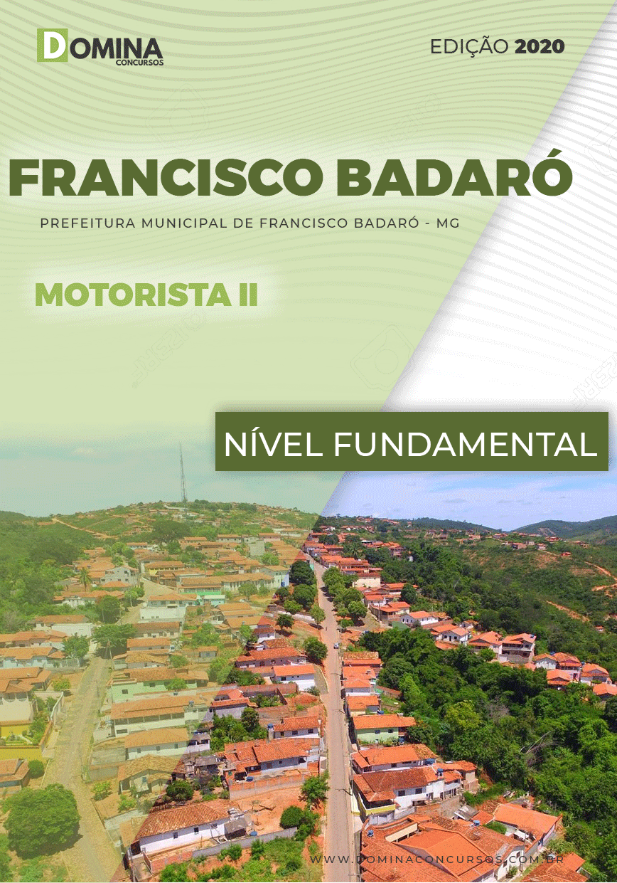 Apostila Concurso Pref Francisco Badaró MG 2021 Motorista II