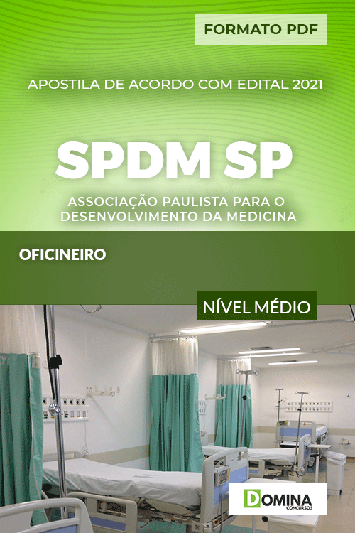 Apostila Concurso SPDM SP 2021 Oficineiro