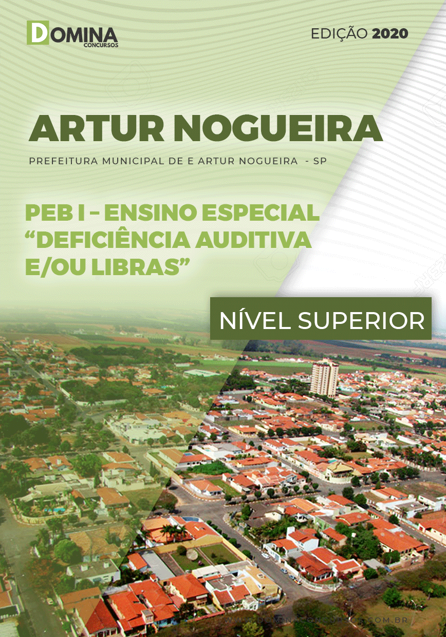 Apostila Artur Nogueira SP 2021 PEB I Deficiência Auditiva Libras