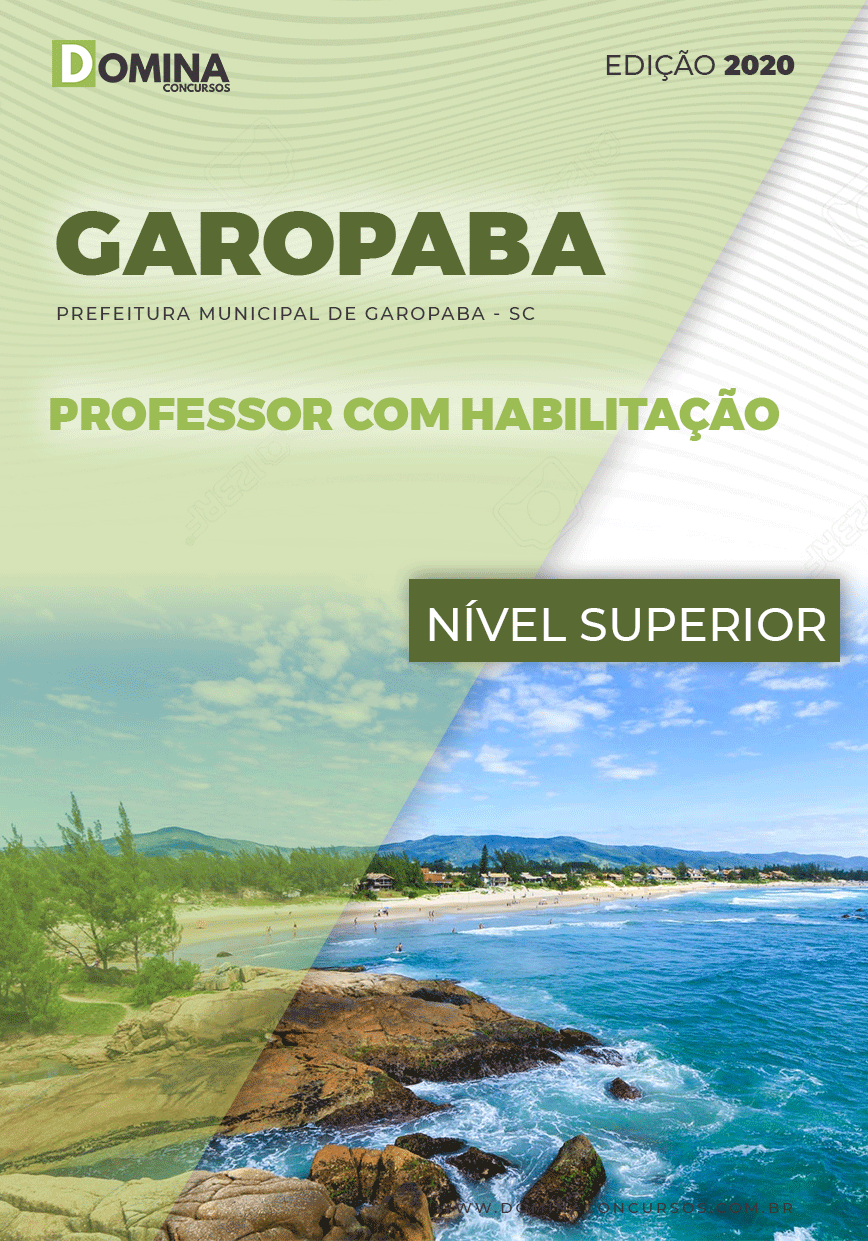 Apostila Pref Garopaba SC 2021 Professor com Habilitação