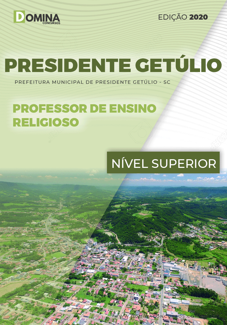 Apostila Pref Presidente Getúlio SC 2021 Prof Ensino Religioso