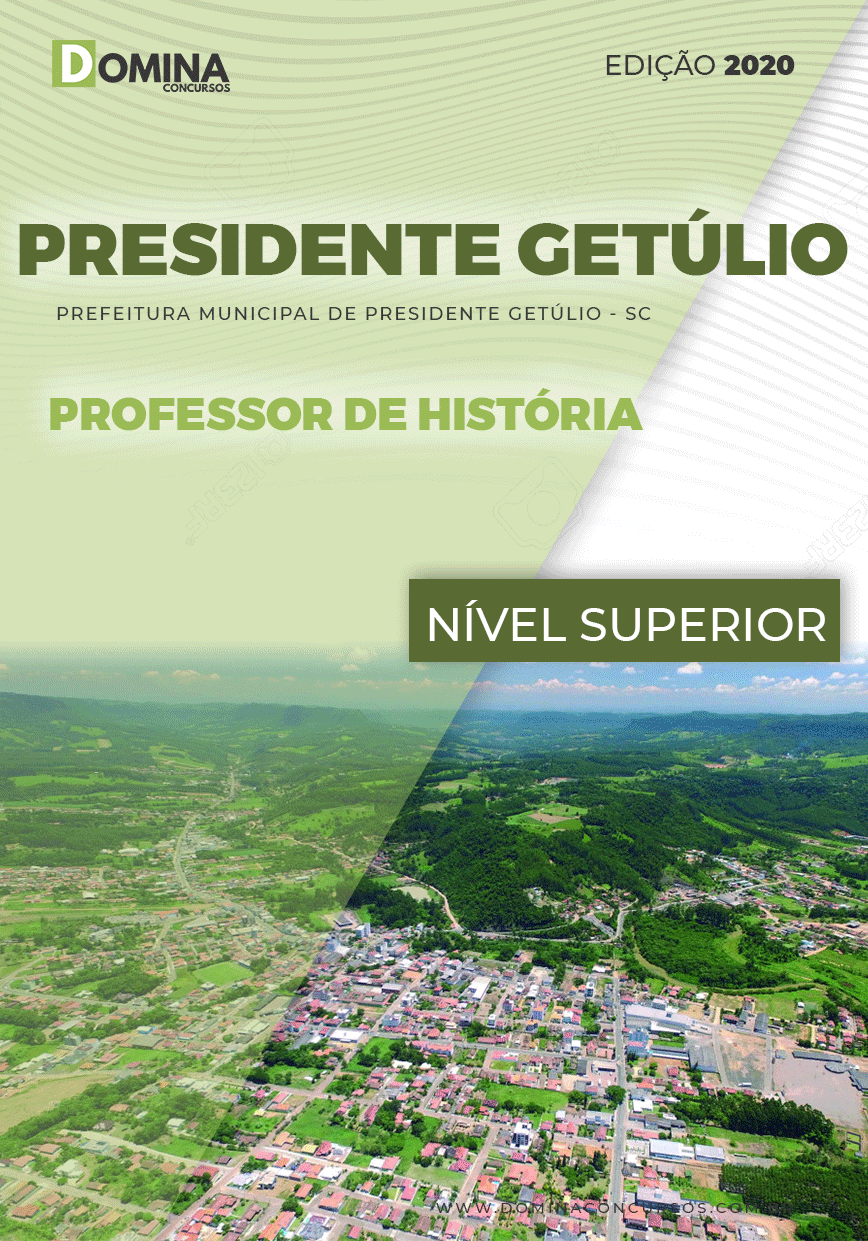 Apostila Pref Presidente Getúlio SC 2021 Prof de História