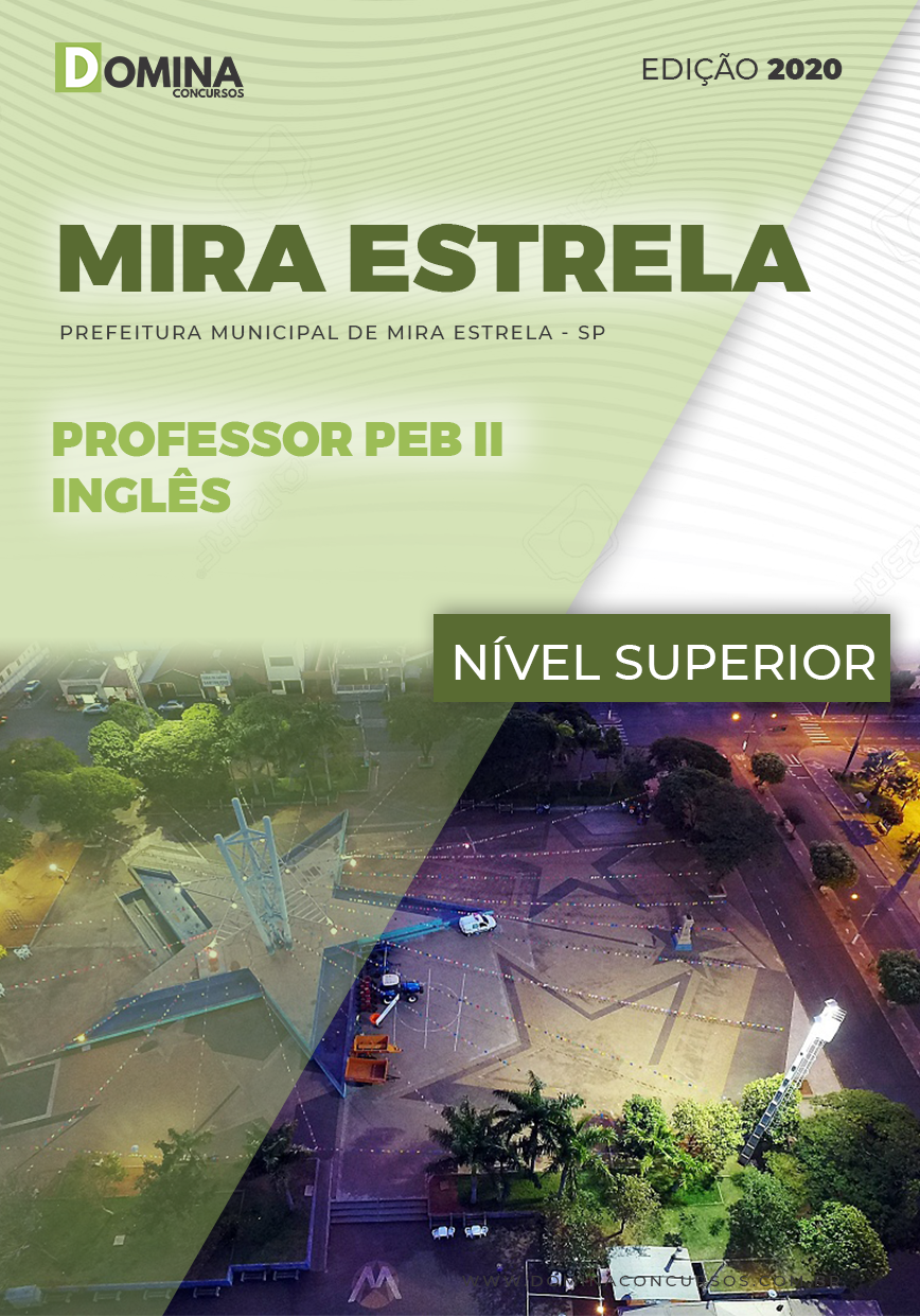 Apostila Concurso Pref Mira Estrela SP 2020 Professor PEB II Inglês