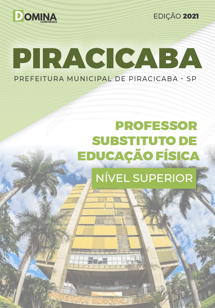 Apostila Pref Piracicaba SP 2021 Prof Substituto Ed Física