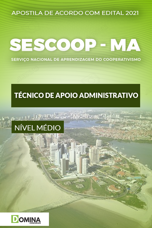 Apostila SESCOOP MA 2021 Técnico de Apoio Administrativo