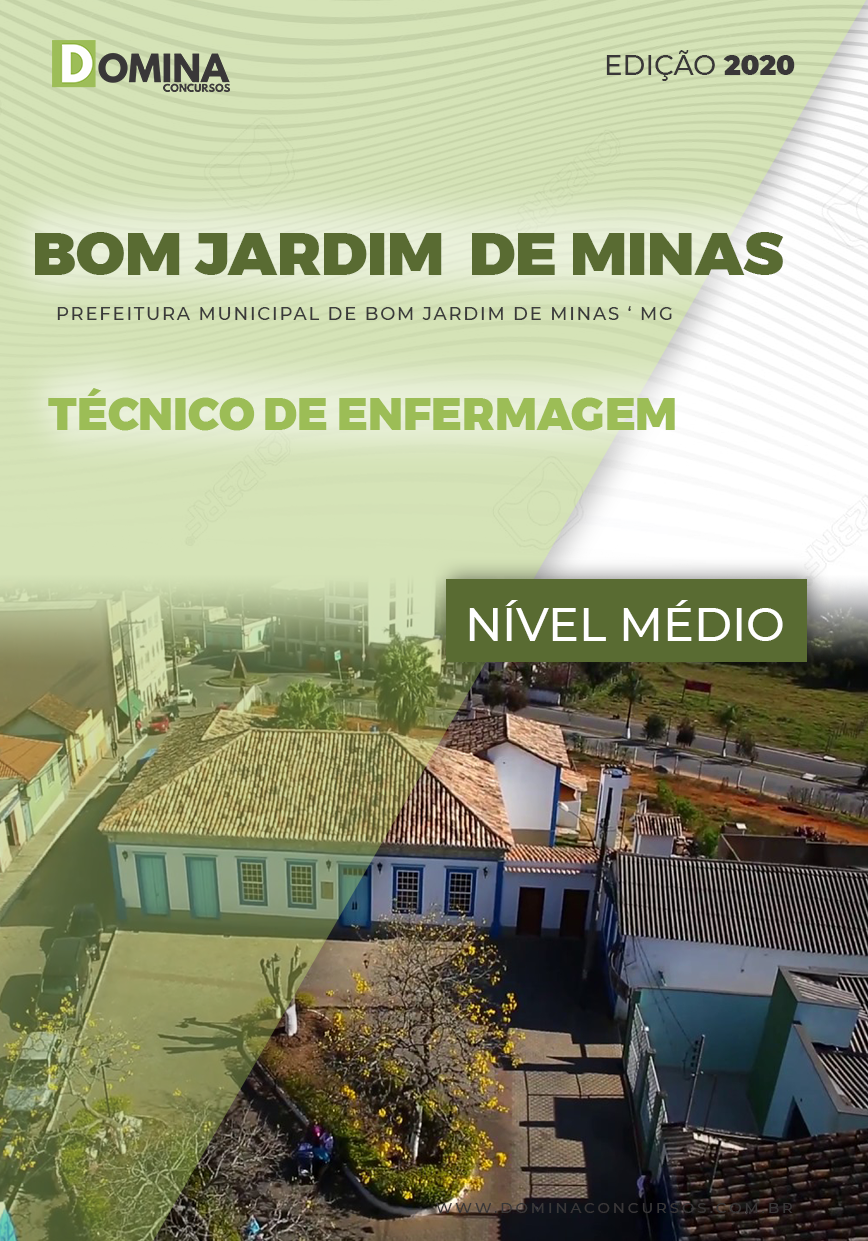 Apostila Bom Jardim Minas MG 2020 Técnico de Enfermagem