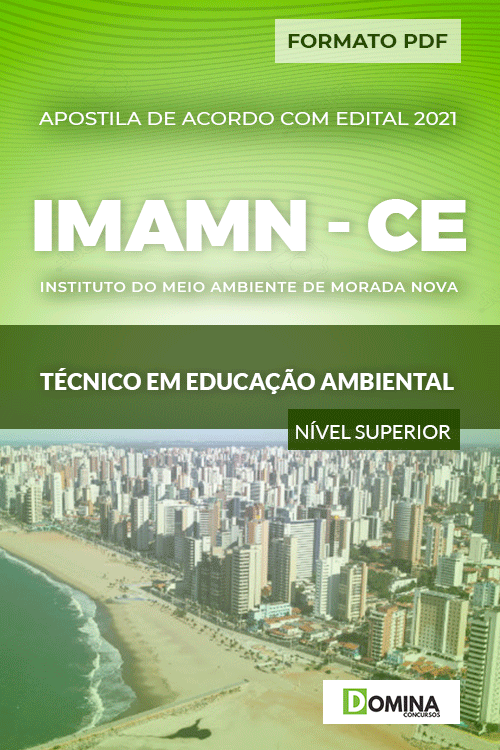 Apostila Concurso IMAMN CE 2021 Técnico Educação Ambiental