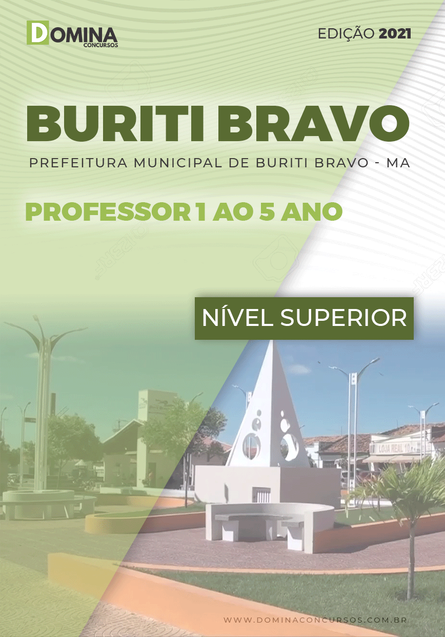 Apostila Pref Buriti Bravo MA 2021 Professor 1 ao 5 ano