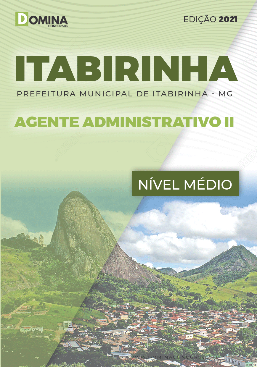 Apostila Pref Itabirinha MG 2021 Agente Administrativo II