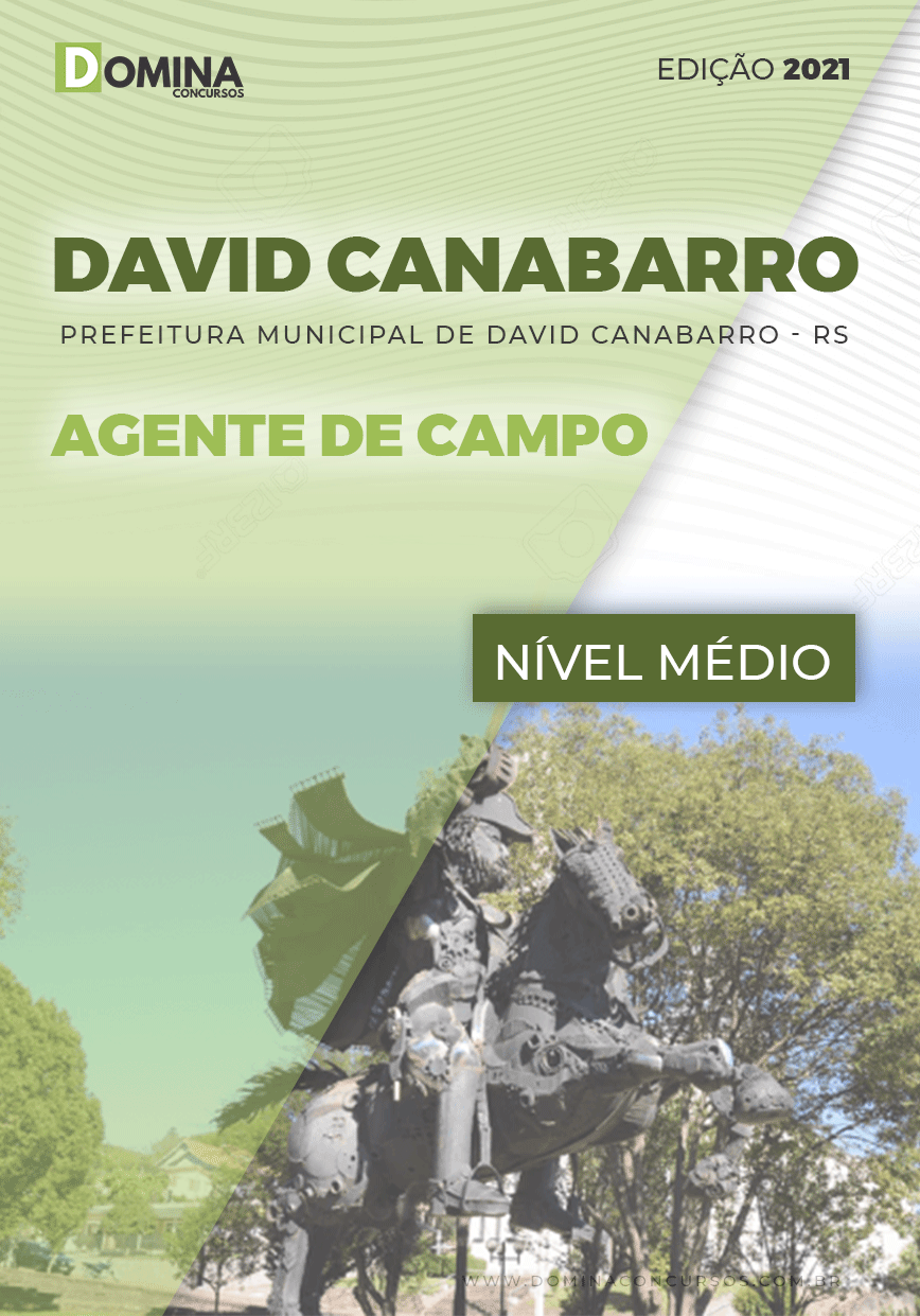 Apostila Concurso Pref David Canabarro RS 2021 Agente de Campo