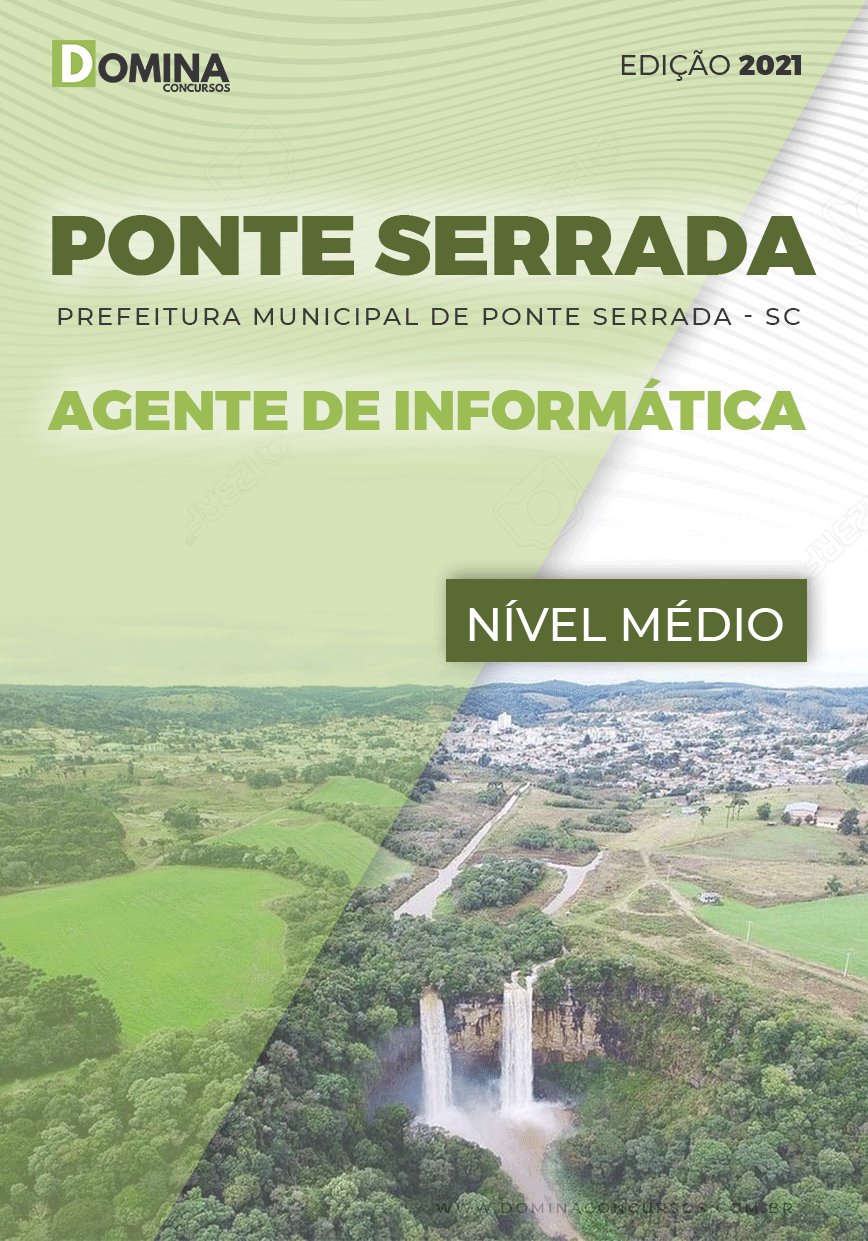 Apostila Pref Ponte Serrada SC 2021 Agente de Informática