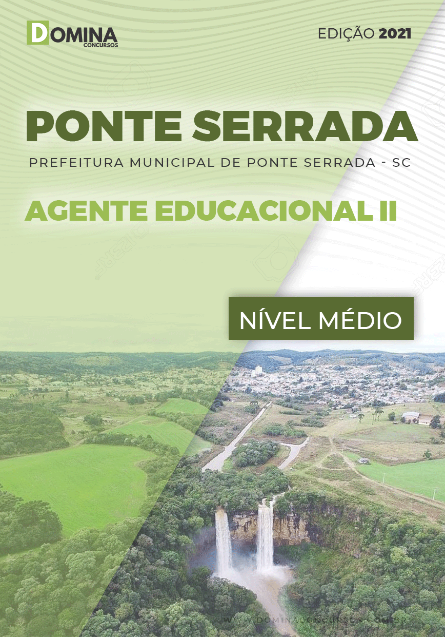 Apostila Pref Ponte Serrada SC 2021 Agente Educacional II