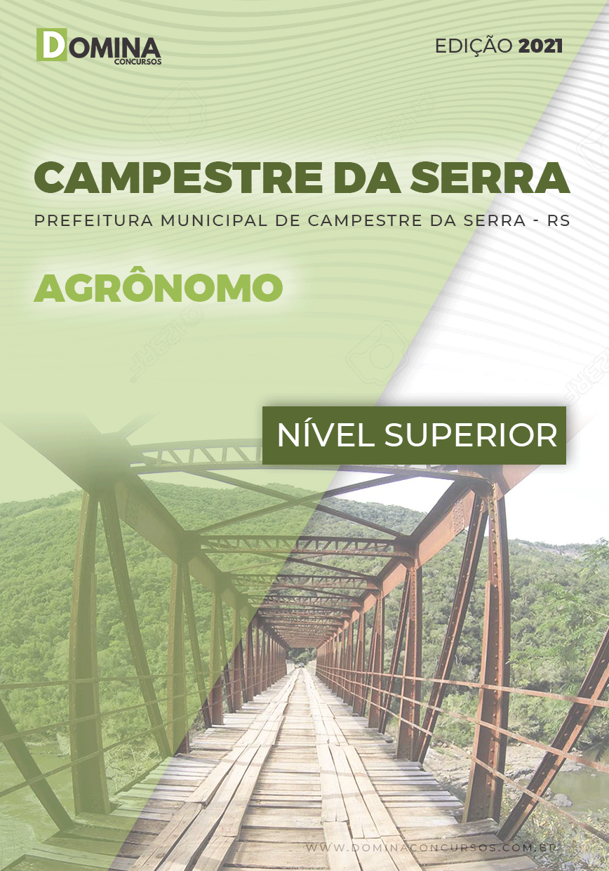Apostila Concurso Pref Campestre Serra RS 2021 Agrônomo