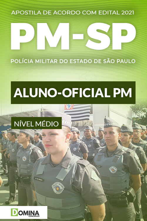 Apostila Concurso Polícia Militar PM SP 2021 Aluno Oficial PM