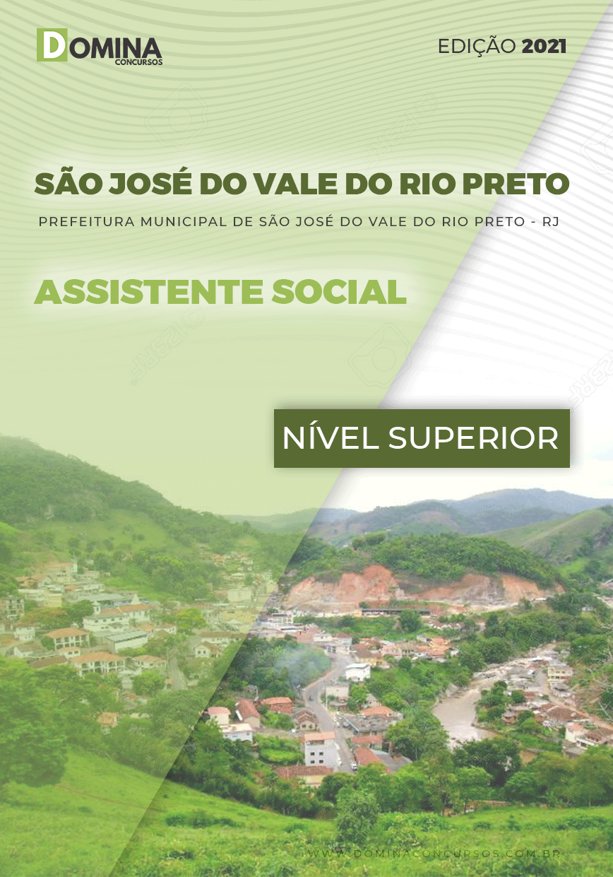 Apostila Pref São José Vale Rio Preto RJ 2021 Assistente Social