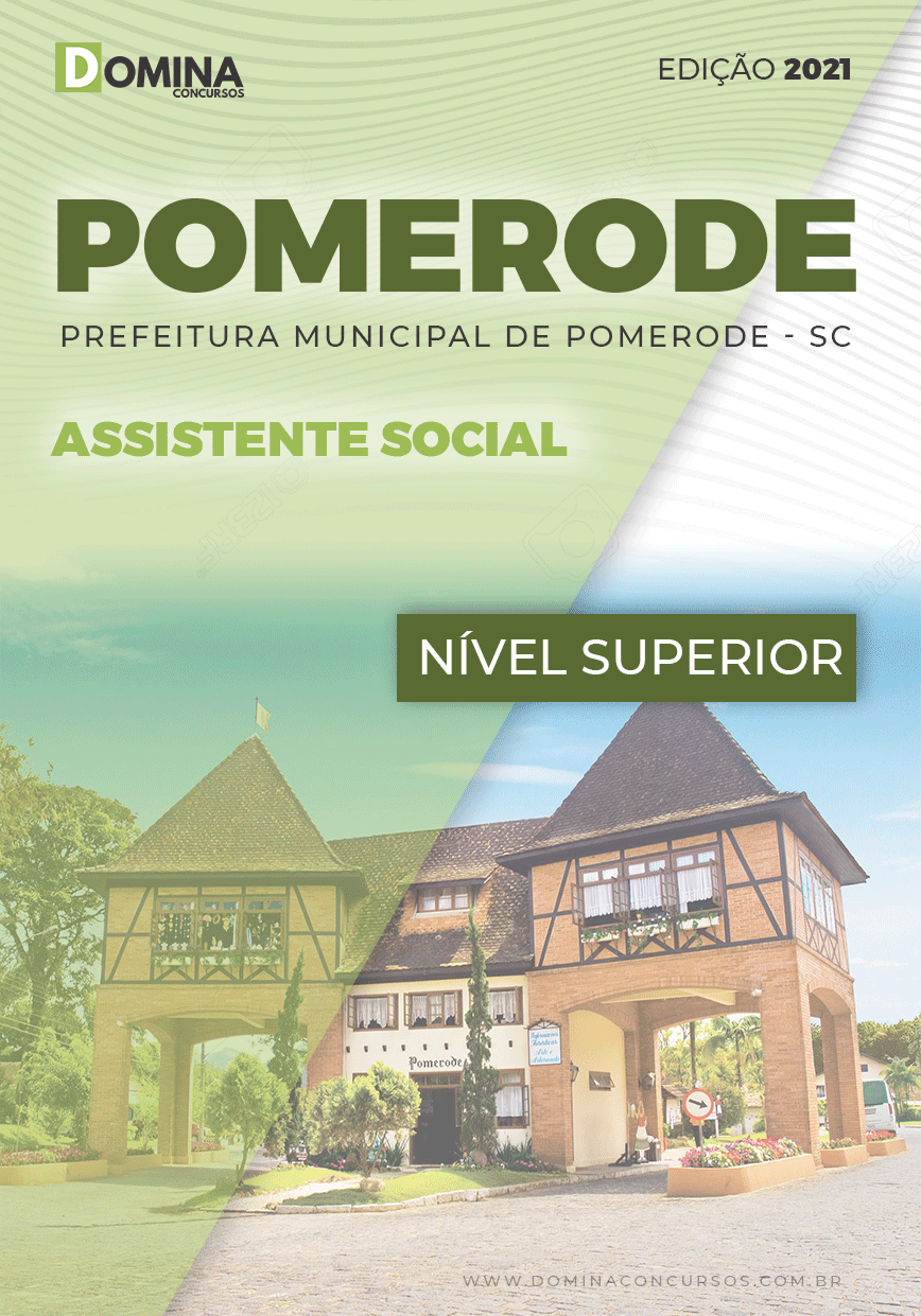 Apostila Concurso Pref Pomerode SC 2021 Assistente Social