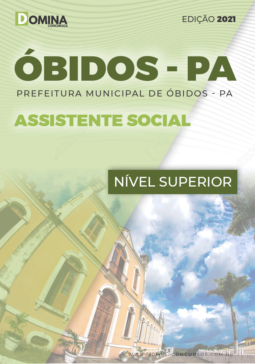 Apostila Concurso Público Pref Óbidos PA 2021 Assistente Social