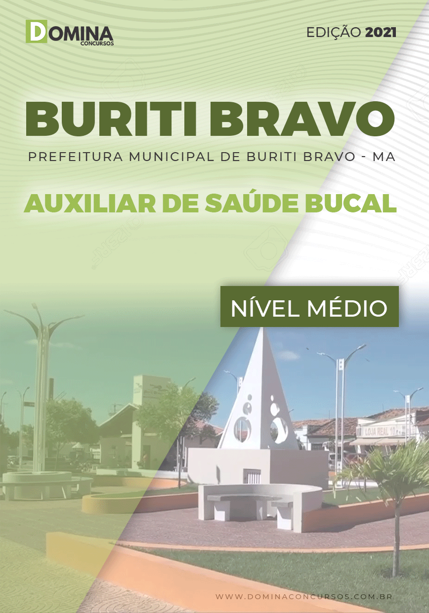 Apostila Concurso Pref Buriti Bravo MA 2021 Auxiliar de Saúde Bucal