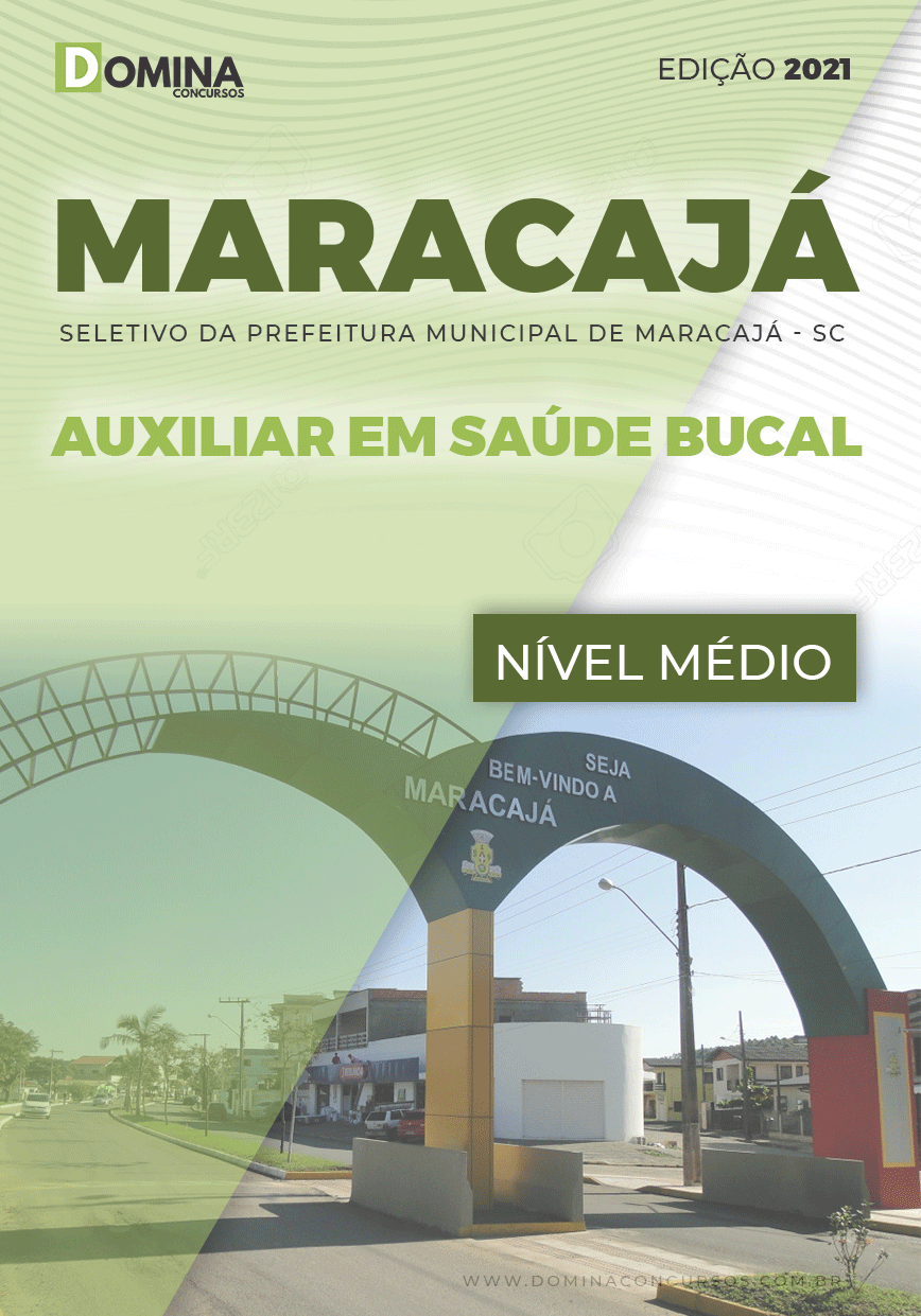 Apostila Seletivo Pref Maracajá SC 2021 Auxiliar em Saúde Bucal