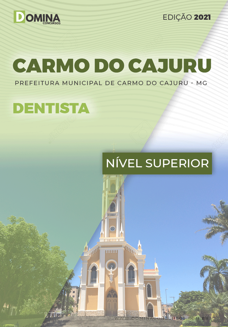 Apostila Concurso Pref Carmo Cajuru MG 2021 Dentista