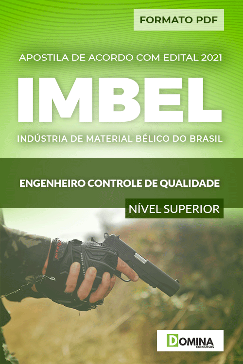 Apostila Concurso IMBEL 2021 Engenheiro Controle de Qualidade