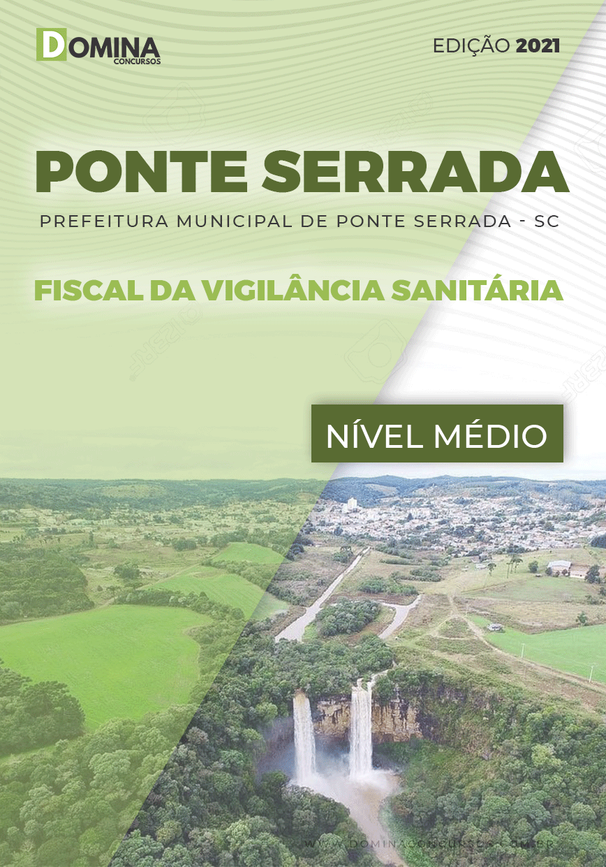 Apostila Pref Ponte Serrada SC 2021 Fiscal Vigilância Sanitária