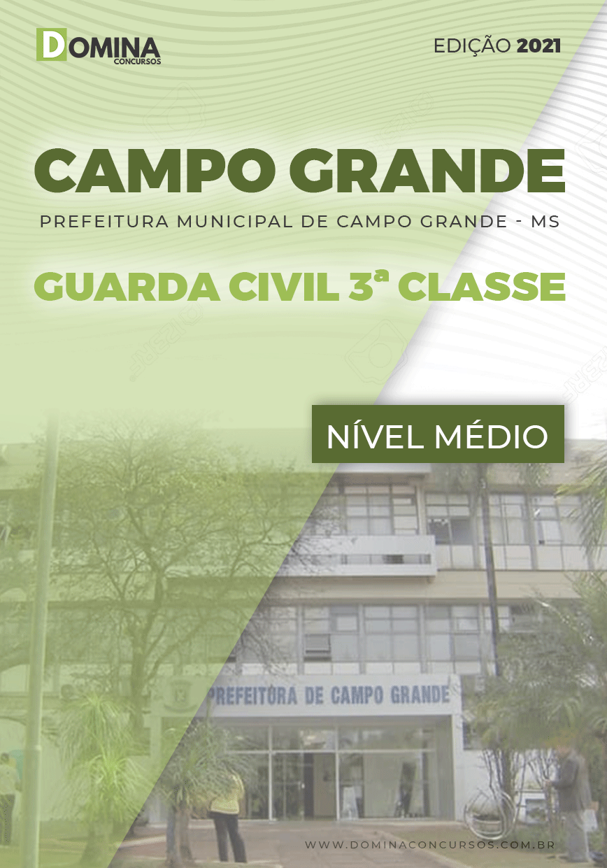 Apostila Concurso Pref Campo Grande MS 2021 Guarda Civil