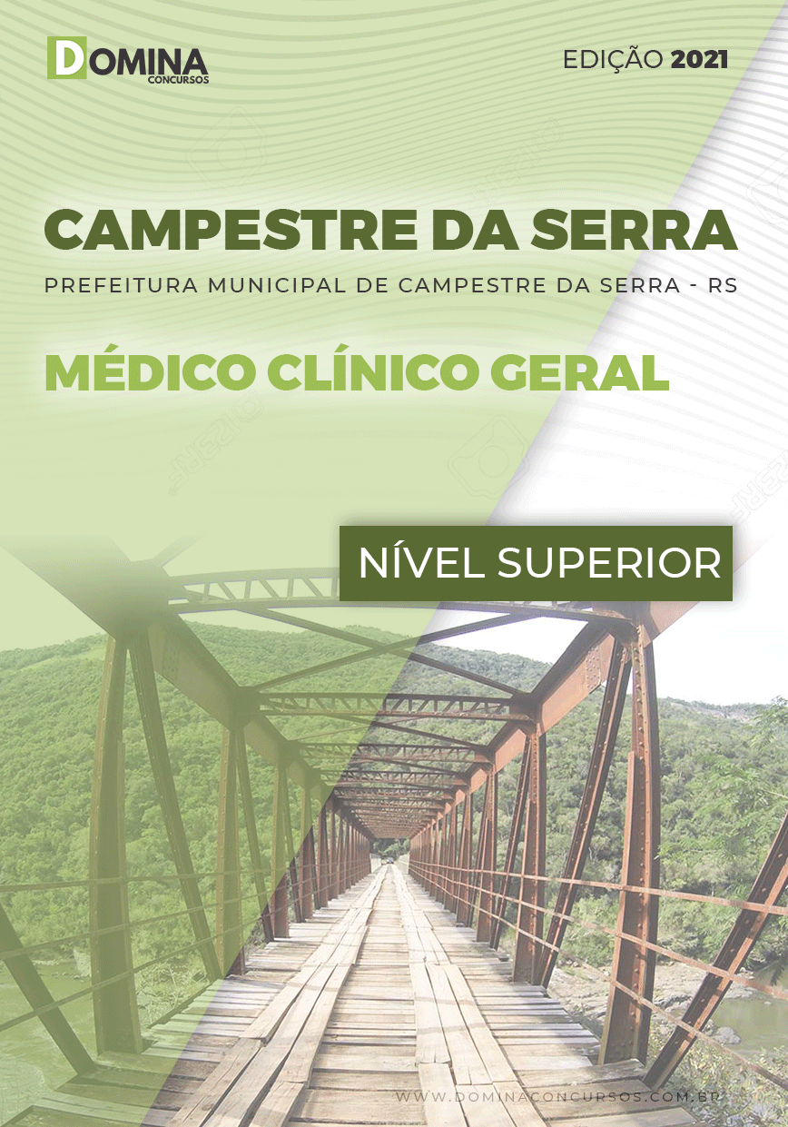 Apostila Pref Campestre Serra RS 2021 Médico Clínico Geral