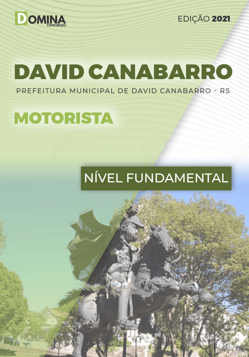 Apostila Seletivo Pref David Canabarro RS 2021 Motorista