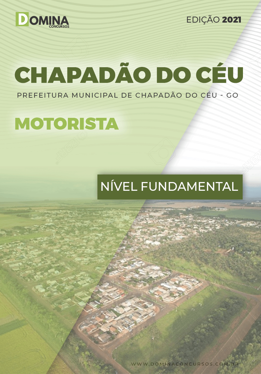 Apostila Seletivo Pref Chapadão Céu GO 2021 Motorista