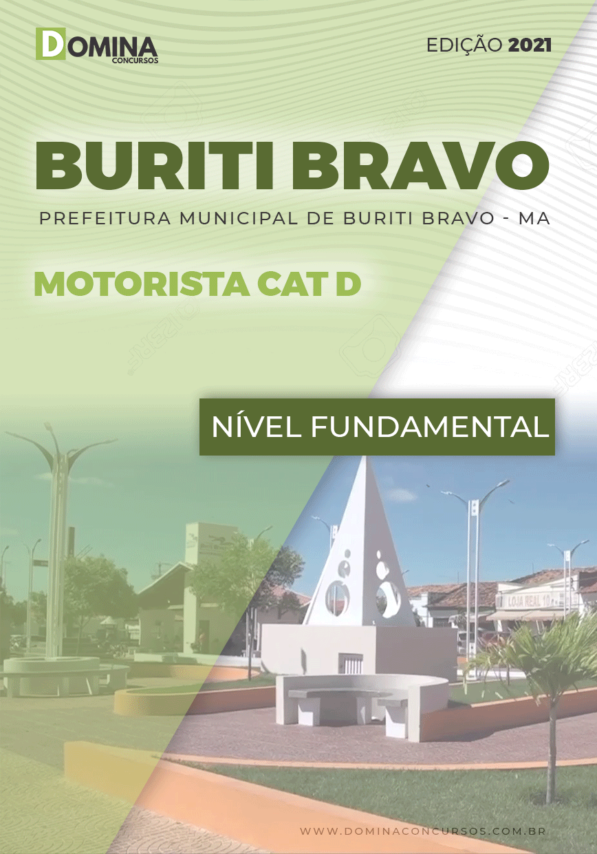 Apostila Concurso Pref Buriti Bravo MA 2021 Motorista CAT D