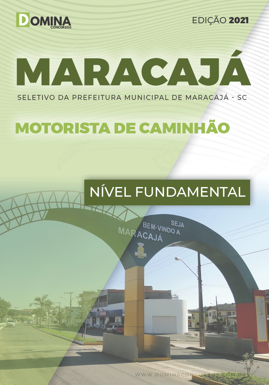 Apostila Seletivo Pref Maracajá SC 2021 Motorista de Caminhão