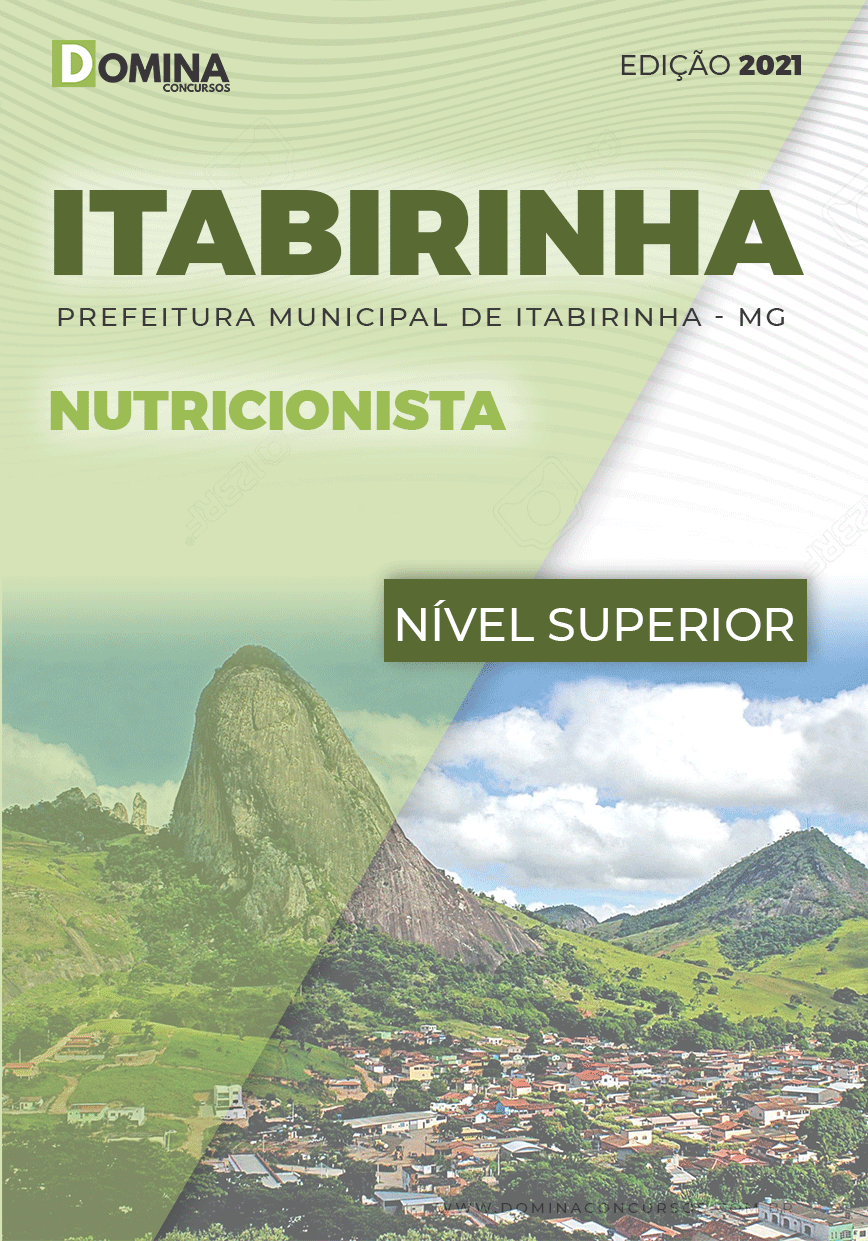 Apostila Concurso Pref Itabirinha MG 2021 Nutricionista