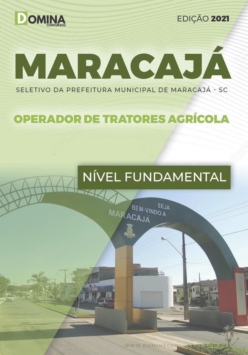 Apostila Pref Maracajá SC 2021 Operador de Tratores Agrícola