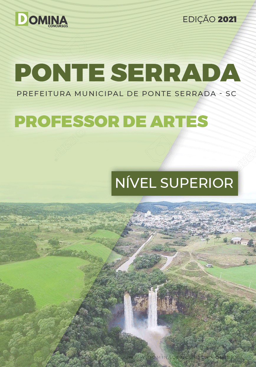 Apostila Pref Ponte Serrada SC 2021 Professor de Artes