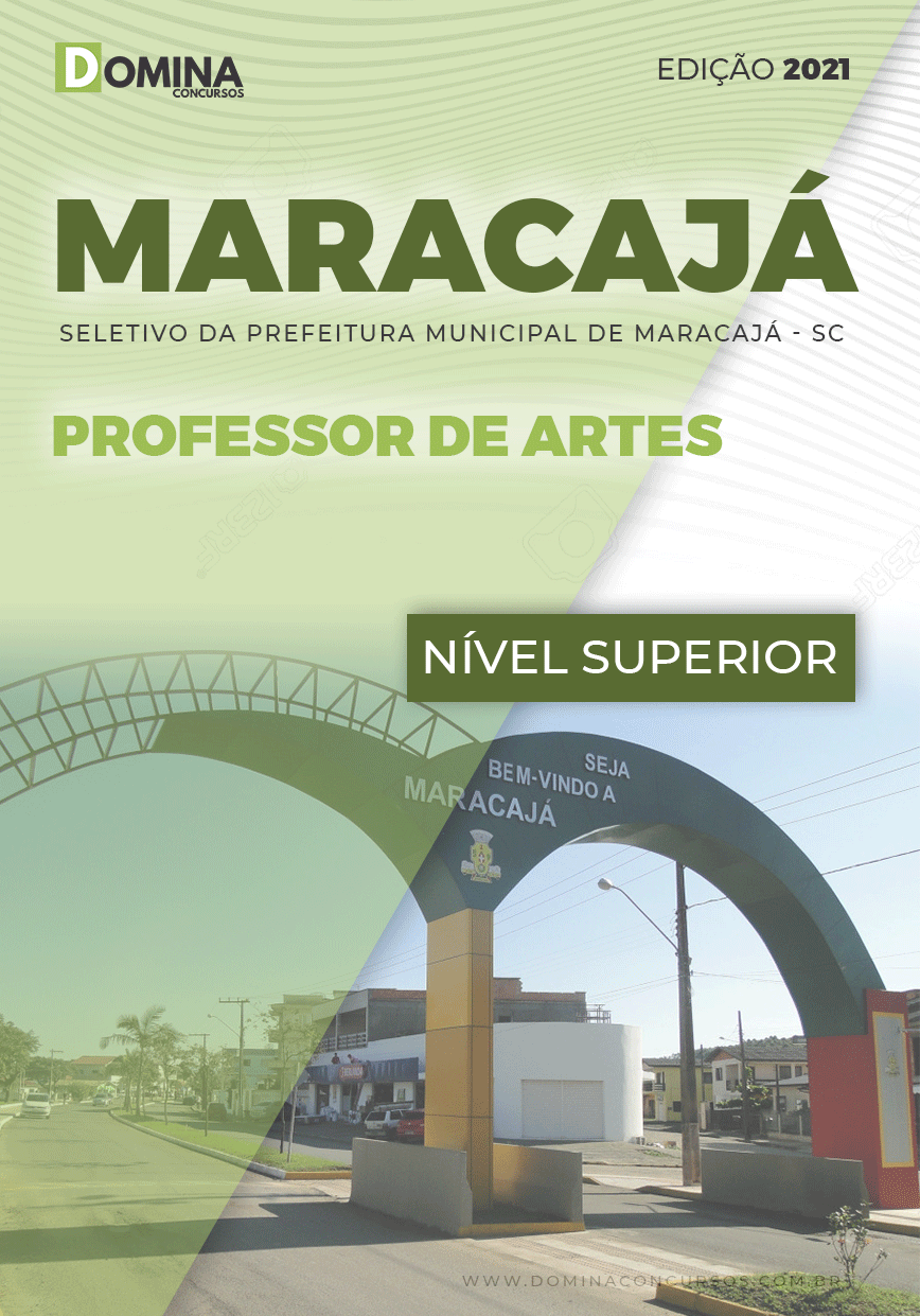 Apostila Seletivo Pref Maracajá SC 2021 Professor de Artes