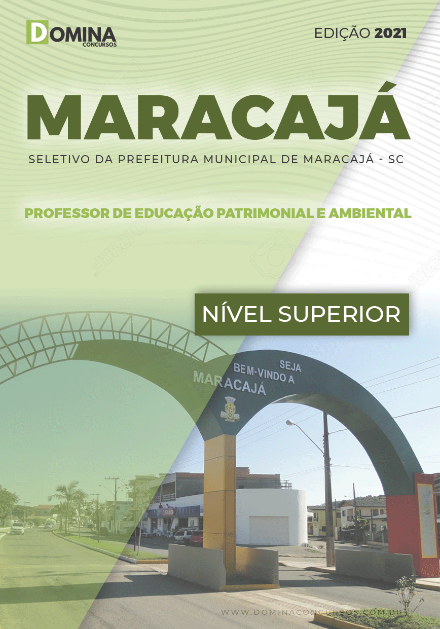 Apostila Pref Maracajá SC 2021 Prof EDU Patrimonial Ambiental