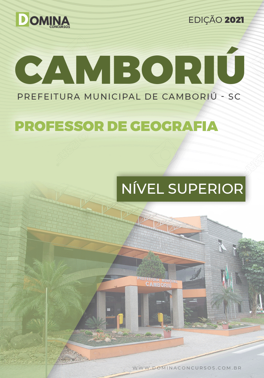 Apostila Pref Camboriú SC 2021 Professor de Geografia