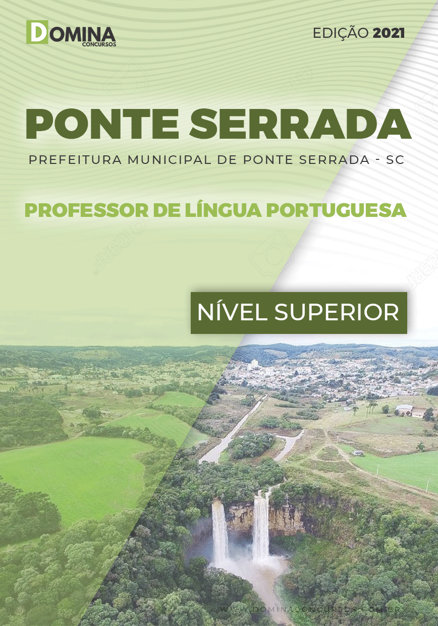 Apostila Pref Ponte Serrada SC 2021 Prof Língua Portuguesa