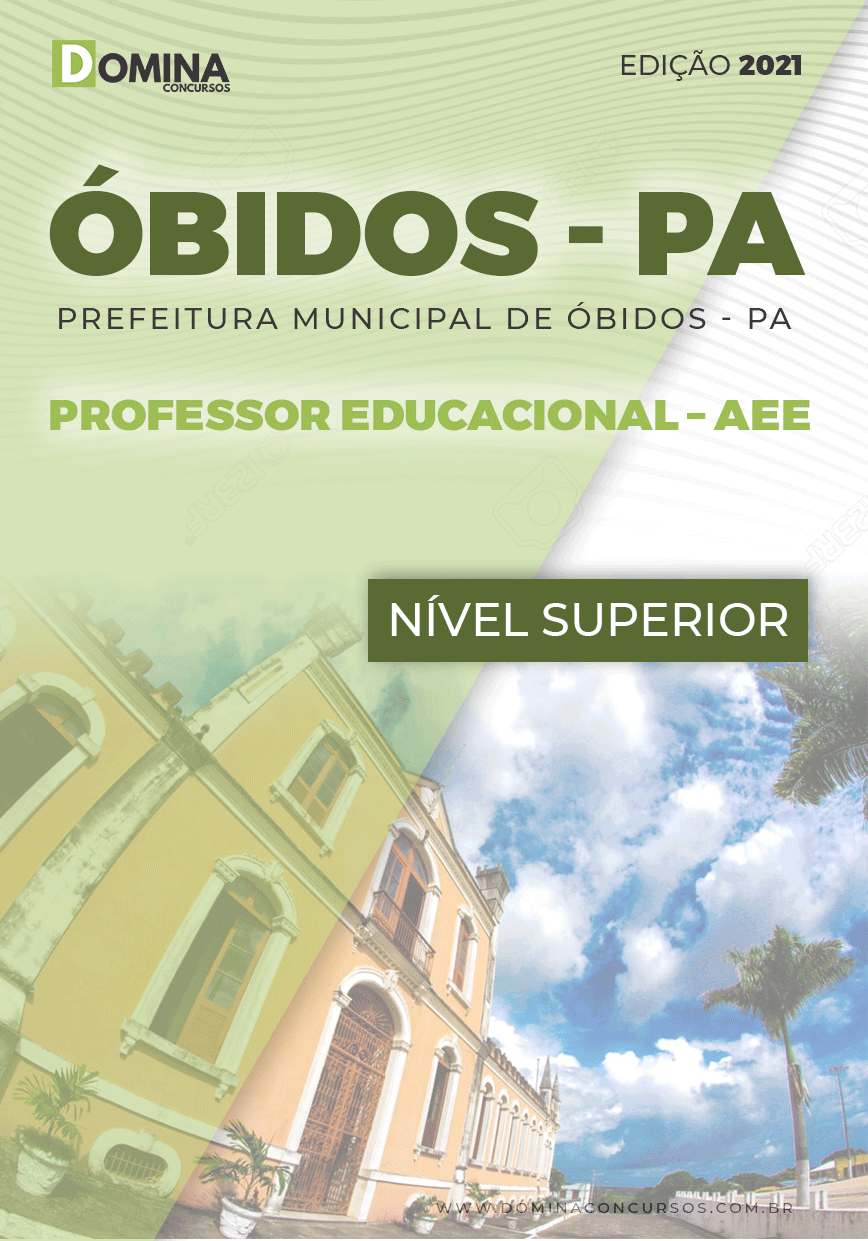 Apostila Concurso Pref Óbidos PA 2021 Professor Educacional AEE