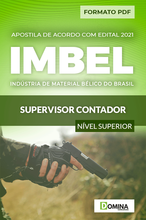 Apostila Concurso Público IMBEL 2021 Supervisor Contador