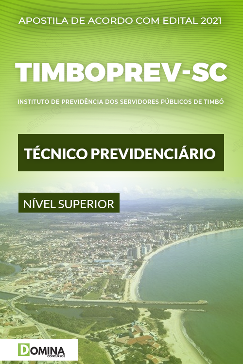 Apostila Concurso TIMBOPREV SC 2021 Técnico Previdenciário