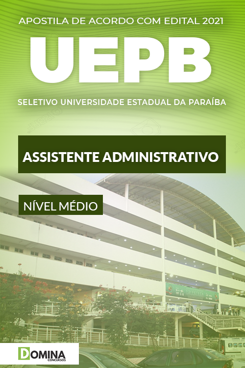 Apostila Processo Seletivo UEPB 2021 Assistente Administrativo