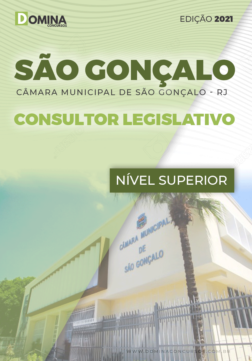 Apostila São Gonçalo RJ 2021 Analista Legislativo Consultor Legislativo