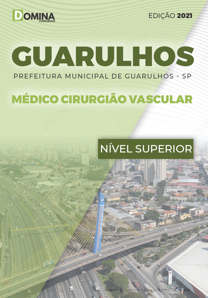 Apostila Pref Guarulhos SP 2021 Médico Cirurgião Vascular