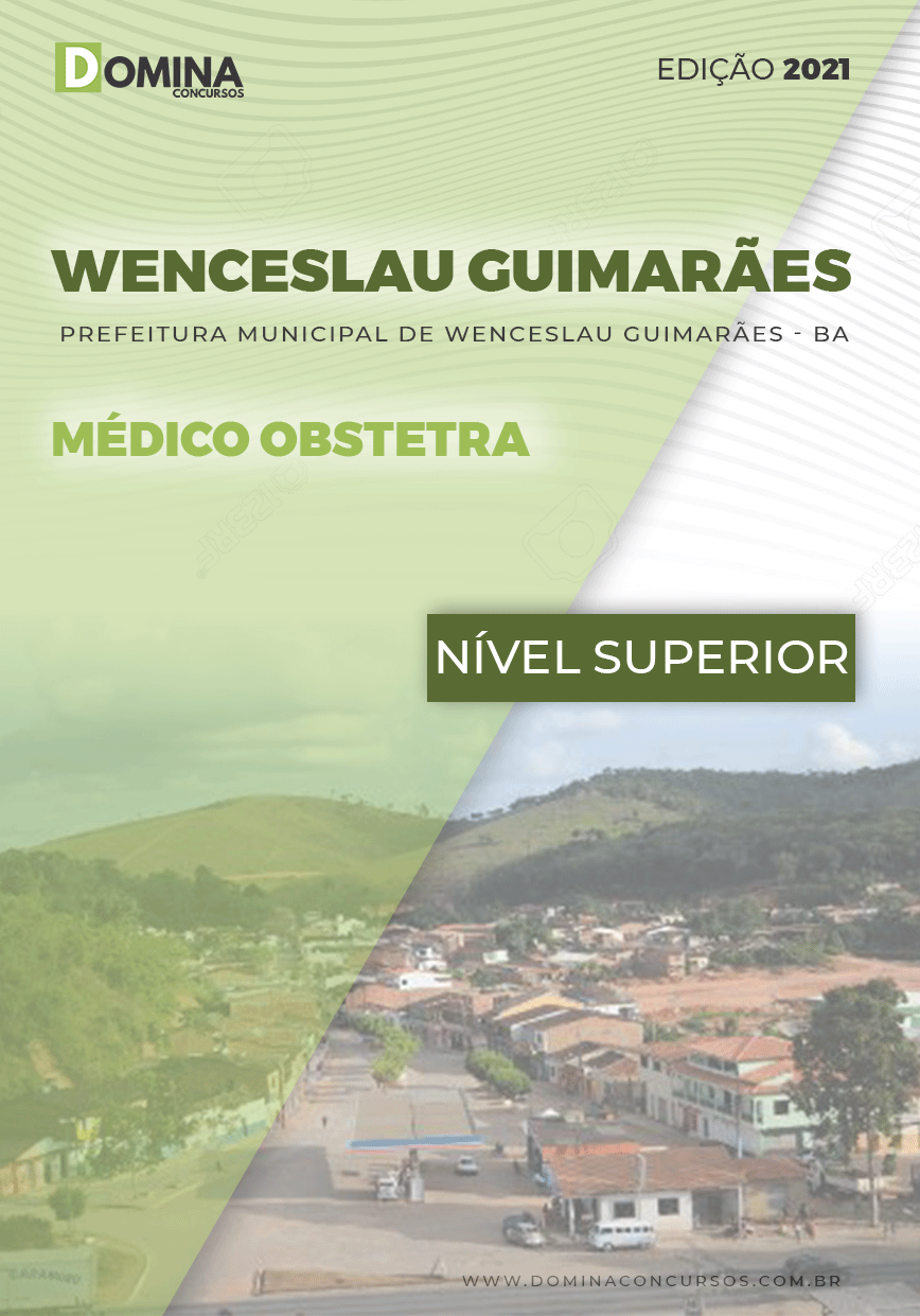 Apostila Pref Wenceslau Guimarães BA 2021 Médico Obstetra